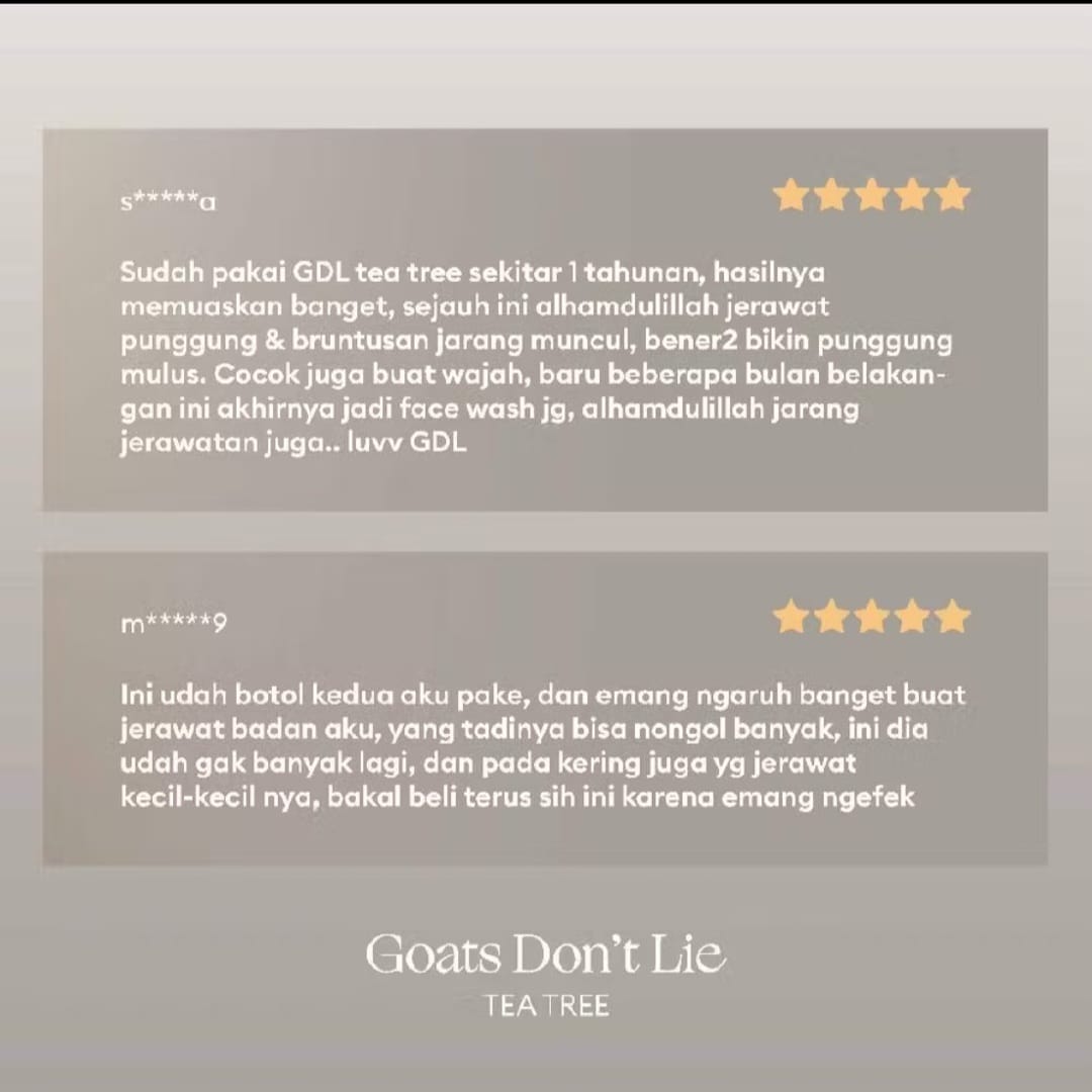 THE BATH BOX - Goats Don't Lie Tea Tree Liquid Soap - Image 7
