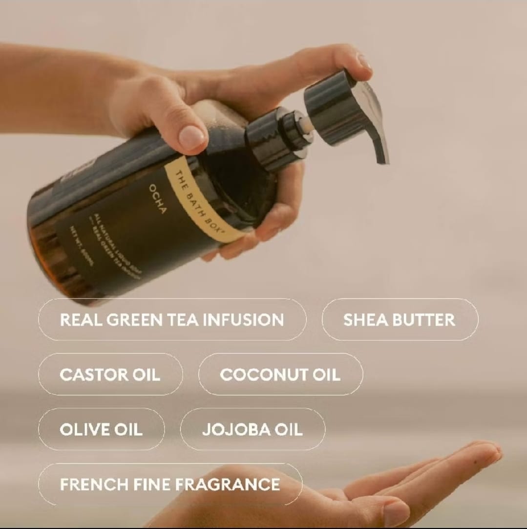 THE BATH BOX - Ocha Liquid Soap - Image 4