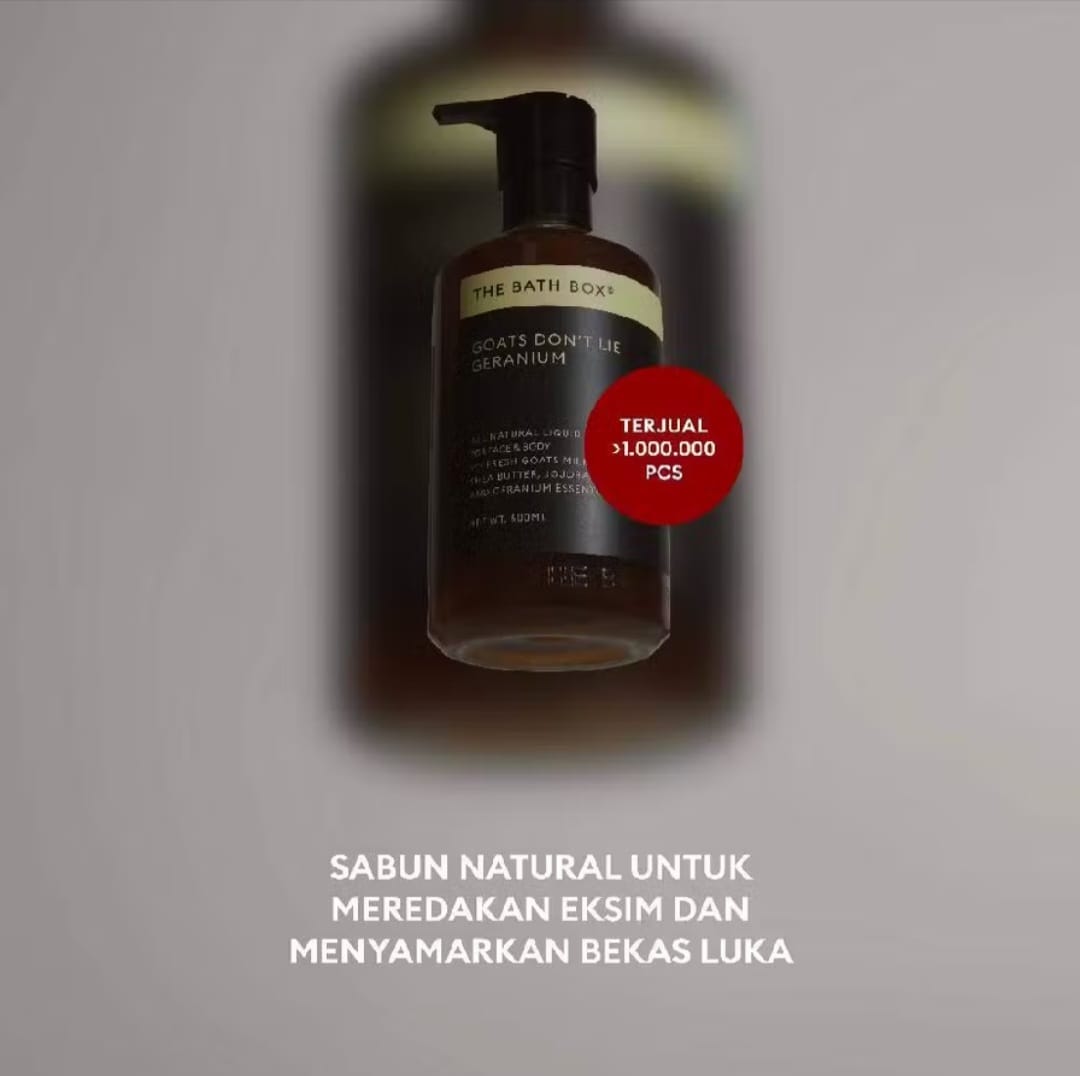 THE BATH BOX - Goats Don't Lie Geranium Liquid Soap - Image 2